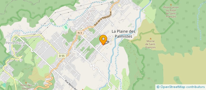 localisation de l'entreprise ASSOCIATION DES NATURALISTES DE BOURBON à LA PLAINE-DES-PALMISTES