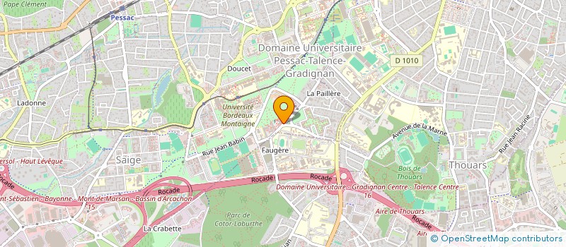 localisation de l'entreprise ASSOCIATION DES NIGERIENS A BORDEAUX (A.N.B.) à PESSAC