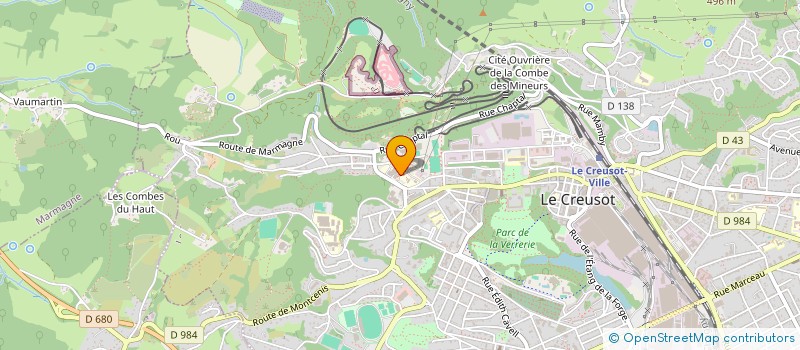 localisation de l'entreprise ASSOCIATION DES NOUVELLES TECHNOLOGIES DU CREUSOT (ANTC)  LE CREUSOT