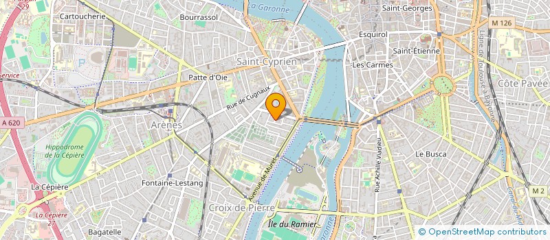 localisation de l'entreprise ASSOCIATION DES OCCUPANTS DE LA DALLE ABBAL à TOULOUSE