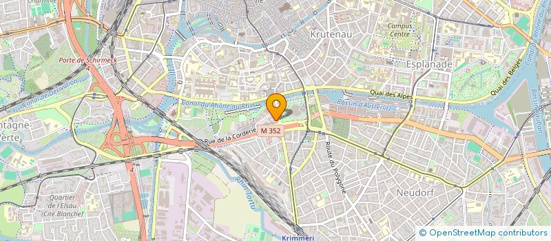 localisation de l'entreprise ASSOCIATION DES OEUVRES SOCIALES DE LA POLICE DU BAS RHIN à STRASBOURG