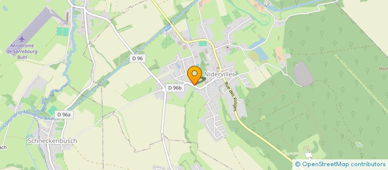 localisation de l'entreprise ASSOCIATION DES OFFICIERS DE RESERVE DE LA REGION DE SARREBOURG  NIDERVILLER