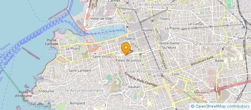 localisation de l'entreprise ASSOCIATION DES OFFICIERS DE RESERVE DE MARSEILLE  MARSEILLE