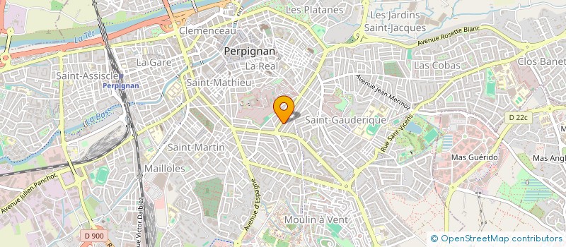 localisation de l'entreprise ASSOCIATION DES OFFICIERS DE RESERVES PO à PERPIGNAN