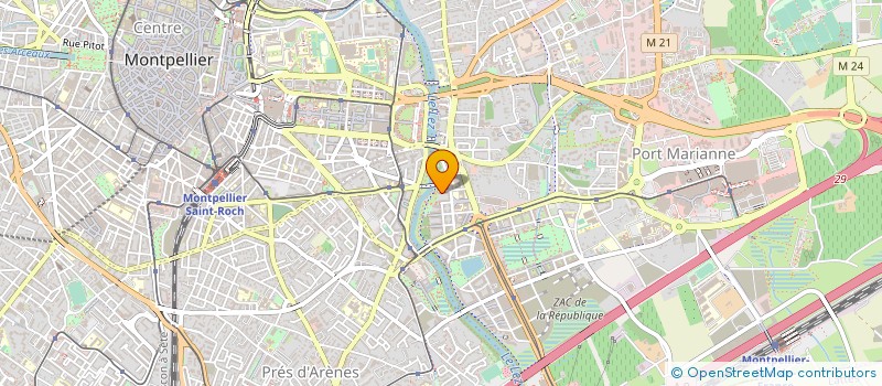 localisation de l'entreprise ASSOCIATION DES OLYMPIADES INTERFAC à MONTPELLIER