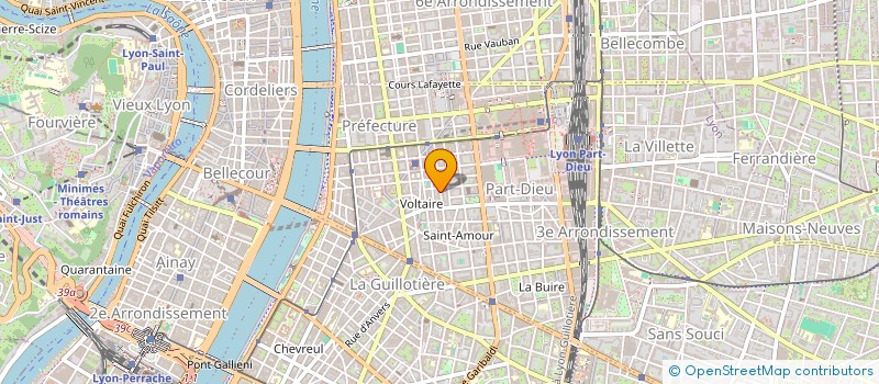 localisation de l'entreprise ASSOCIATION DES ORPHELINS ET DES HANDICAPES LE BERGE  LYON