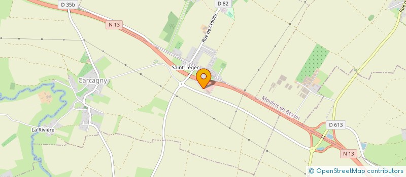 localisation de l'entreprise ASSOCIATION DES P'TITS BALS  CARCAGNY