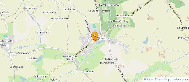 localisation de l'entreprise ASSOCIATION DES PARENTS D ELEVE DE BEAULIEU S/ OUDON  BEAULIEU-SUR-OUDON