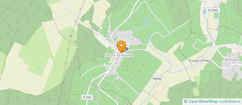 localisation de l'entreprise ASSOCIATION DES PARENTS D'ELEVE DE FLEURY VENTEUIL  FLEURY-LA-RIVIERE