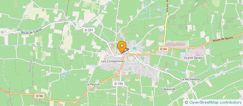 localisation de l'entreprise ASSOCIATION DES PARENTS D'ELEVES à TULETTE