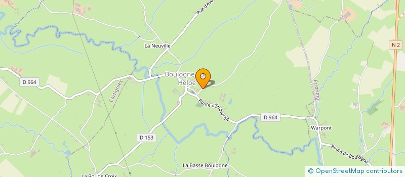 localisation de l'entreprise ASSOCIATION DES PARENTS D ELEVES  BOULOGNE-SUR-HELPE