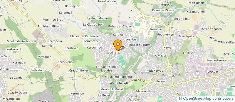 localisation de l'entreprise ASSOCIATION DES PARENTS D ELEVES  BOHARS