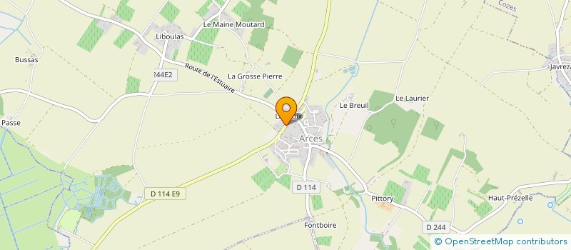 localisation de l'entreprise ASSOCIATION DES PARENTS D ELEVES à COZES