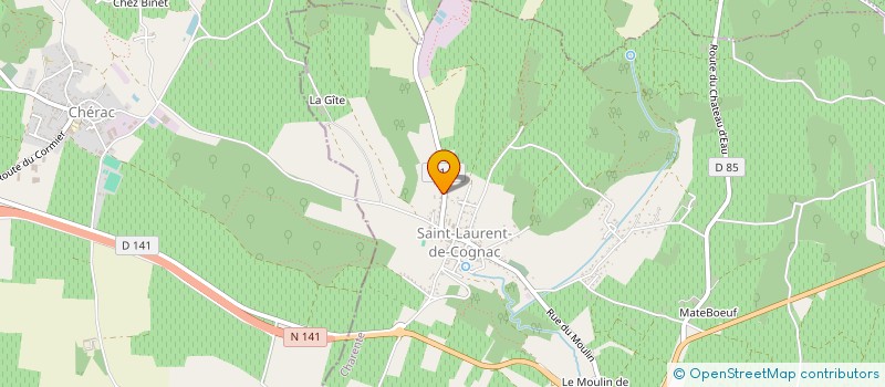localisation de l'entreprise ASSOCIATION DES PARENTS D ELEVES à LOUZAC-SAINT-ANDRE