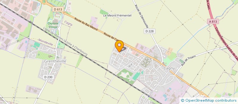 localisation de l'entreprise ASSOCIATION DES PARENTS D'ELEVES (APE) CAGNY  CAGNY