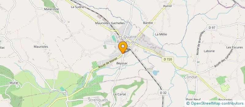 localisation de l'entreprise ASSOCIATION DES PARENTS D'ELEVES (APE) LA RIBAMBELLE  LE VIGNON-EN-QUERCY