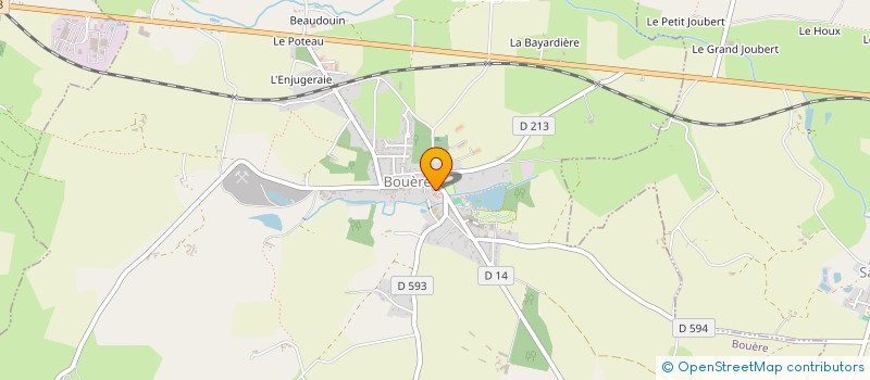 localisation de l'entreprise ASSOCIATION DES PARENTS D'ELEVES BOUERE - SAINT BRICE  BOUERE