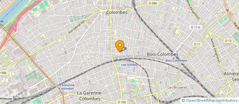 localisation de l'entreprise ASSOCIATION DES PARENTS D'ELEVES BOUGE TA SCHOOL DU GROUPE SCOLAIRE GEORGES POMPIDOU COLOMBES  COLOMBES