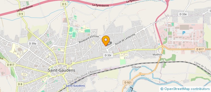 localisation de l'entreprise ASSOCIATION DES PARENTS D'ELEVES CAUSSADES MATERNELLE  SAINT-GAUDENS