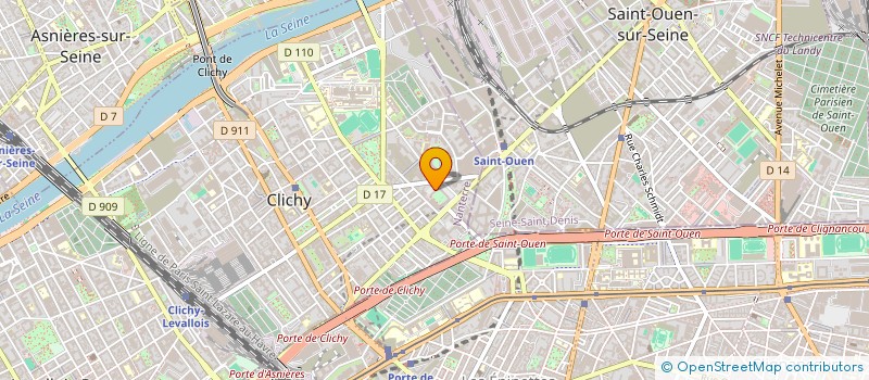 localisation de l'entreprise ASSOCIATION DES PARENTS D'ELEVES CLICHOISE  CLICHY
