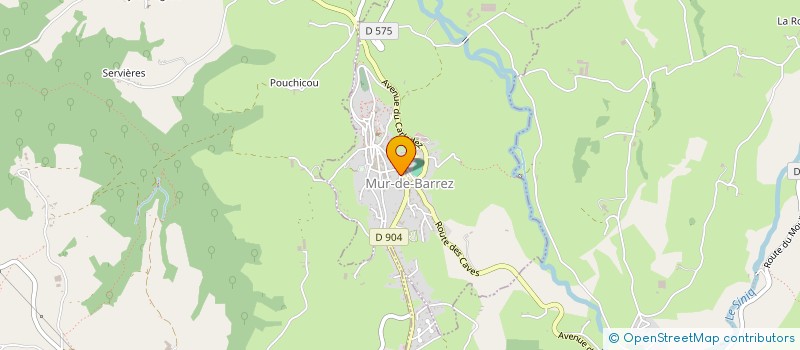 localisation de l'entreprise ASSOCIATION DES PARENTS D'ELEVES COLLEGE CARLADEZ  APE CC  MUR-DE-BARREZ