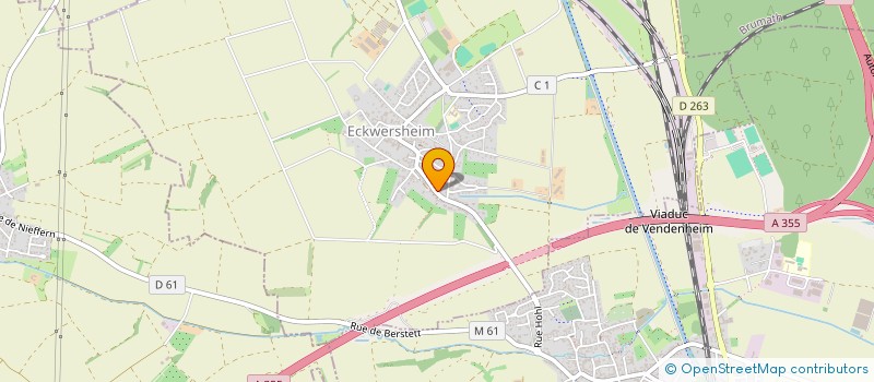 localisation de l'entreprise ASSOCIATION DES PARENTS D'ELEVES D'ECKWERSHEIM  ECKWERSHEIM