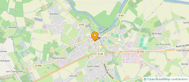 localisation de l'entreprise ASSOCIATION DES PARENTS D'ELEVES D'ECOLE LIBRE STE THERESE DE NEGREPELISSE  NEGREPELISSE