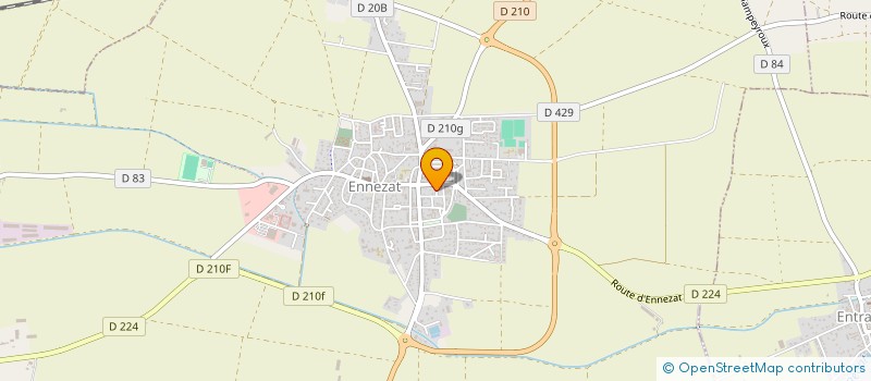 localisation de l'entreprise ASSOCIATION DES PARENTS D'ELEVES D'ENNEZAT - APENZA  ENNEZAT