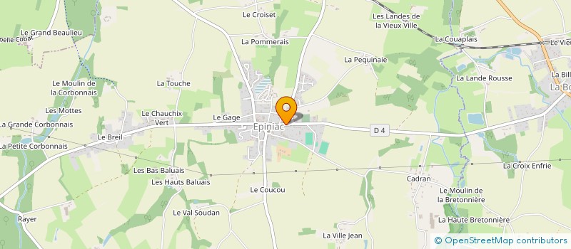 localisation de l'entreprise ASSOCIATION DES PARENTS D'ELEVES D'EPINIAC SAINT LEONARD  EPINIAC