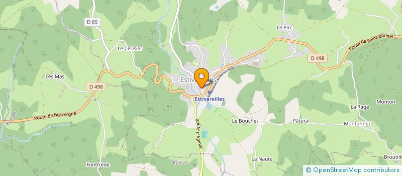 localisation de l'entreprise ASSOCIATION DES PARENTS D ELEVES D ESTIVAREILLES à ESTIVAREILLES