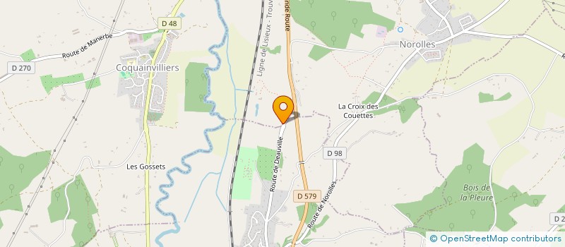 localisation de l'entreprise ASSOCIATION DES PARENTS D'ELEVES D'OUILLY LE VICOMTE  NOROLLES