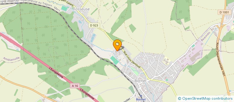 localisation de l'entreprise ASSOCIATION DES PARENTS D'ELEVES DE BORNEL  BORNEL