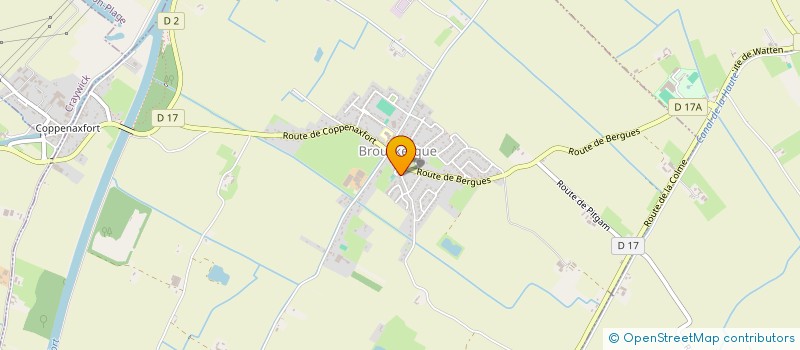 localisation de l'entreprise ASSOCIATION DES PARENTS D'ELEVES DE BROUCKERQUE  BROUCKERQUE