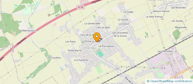 localisation de l'entreprise ASSOCIATION DES PARENTS D'ELEVES DE CHAINGY à CHAINGY