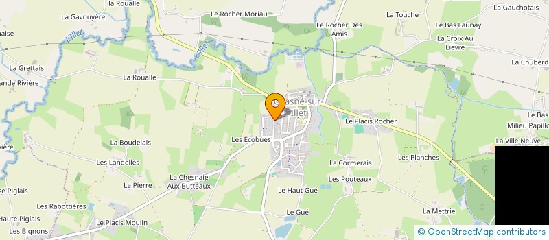 localisation de l'entreprise ASSOCIATION DES PARENTS D'ELEVES DE CHASNE SUR ILLET  CHASNE-SUR-ILLET