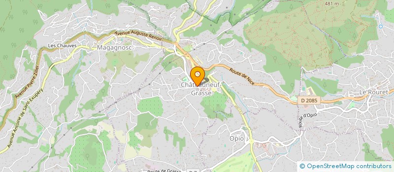 localisation de l'entreprise ASSOCIATION DES PARENTS D'ELEVES DE CHATEAUNEUF  CHATEAUNEUF-GRASSE