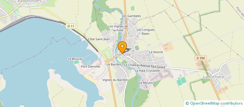 localisation de l'entreprise ASSOCIATION DES PARENTS D'ELEVES DE DIENVILLE  DIENVILLE