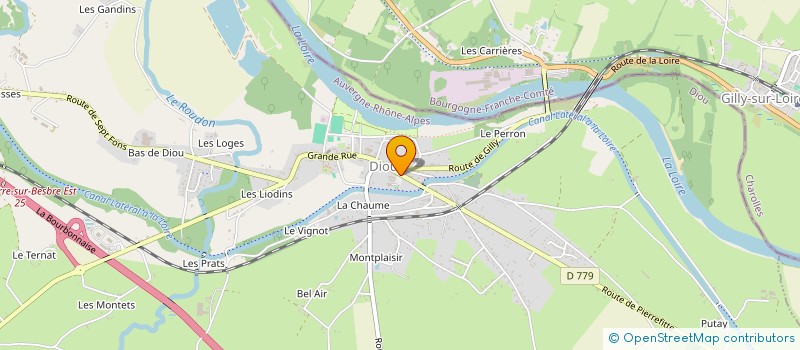 localisation de l'entreprise ASSOCIATION DES PARENTS D'ELEVES DE DIOU (APED)  DIOU