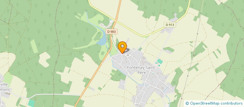 localisation de l'entreprise ASSOCIATION DES PARENTS D'ELEVES DE FONTENAY ST PERE  FONTENAY SAINT PERE