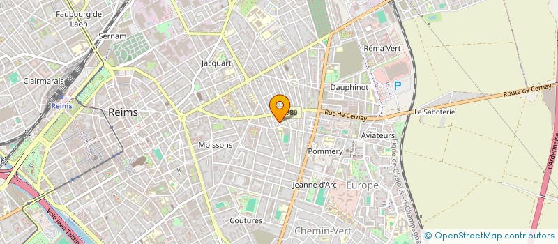 localisation de l'entreprise ASSOCIATION DES PARENTS D'ELEVES DE GERBAULT (APEGERBAULT)  REIMS