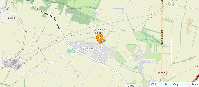 localisation de l'entreprise ASSOCIATION DES PARENTS D'ELEVES DE GRANZAY GRIPT  GRANZAY-GRIPT
