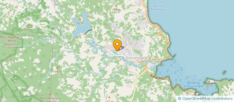 localisation de l'entreprise ASSOCIATION DES PARENTS D'ELEVES DE HANDREMA  BANDRABOUA