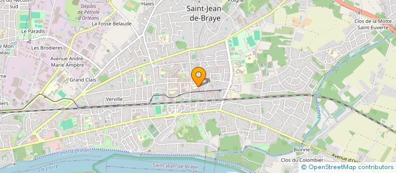 localisation de l'entreprise ASSOCIATION DES PARENTS D'ELEVES DE JEAN ZAY à SAINT-JEAN-DE-BRAYE