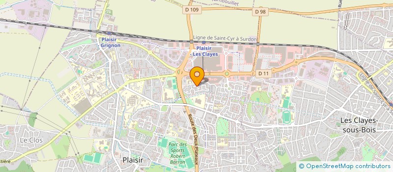 localisation de l'entreprise ASSOCIATION DES PARENTS D'ELEVES DE L'AQUEDUC à PLAISIR