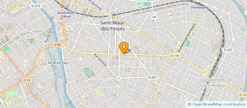 localisation de l'entreprise ASSOCIATION DES PARENTS D'ELEVES DE L'ASSOCIATION D'EDUCATION JEANNE D'ARC DE SAINT MAUR à SAINT-MAUR-DES-FOSSES