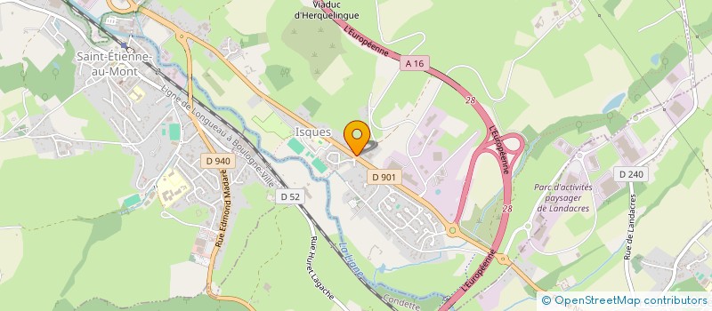 localisation de l'entreprise ASSOCIATION DES PARENTS D'ELEVES DE L'ECOLE ABEL LOMBARD  ISQUES