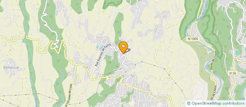 localisation de l'entreprise ASSOCIATION DES PARENTS D'ELEVES DE L'ECOLE ALCIDE BARET (APEAB)  SAINT-LOUIS