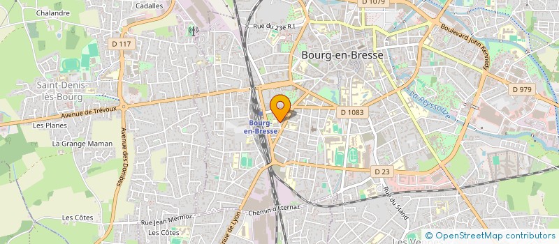 localisation de l'entreprise ASSOCIATION DES PARENTS D'ELEVES DE L'ECOLE ALPHONSE BAUDIN à BOURG-EN-BRESSE