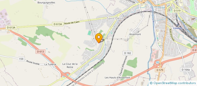 localisation de l'entreprise ASSOCIATION DES PARENTS D'ELEVES DE L'ECOLE CHARLES PIERRE  SAINT-DESIR