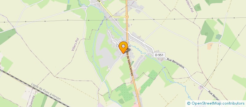 localisation de l'entreprise ASSOCIATION DES PARENTS D'ELEVES DE L ECOLE CHEVRAY ET CHORALE GAMINS-GAMINES  LE QUESNOY